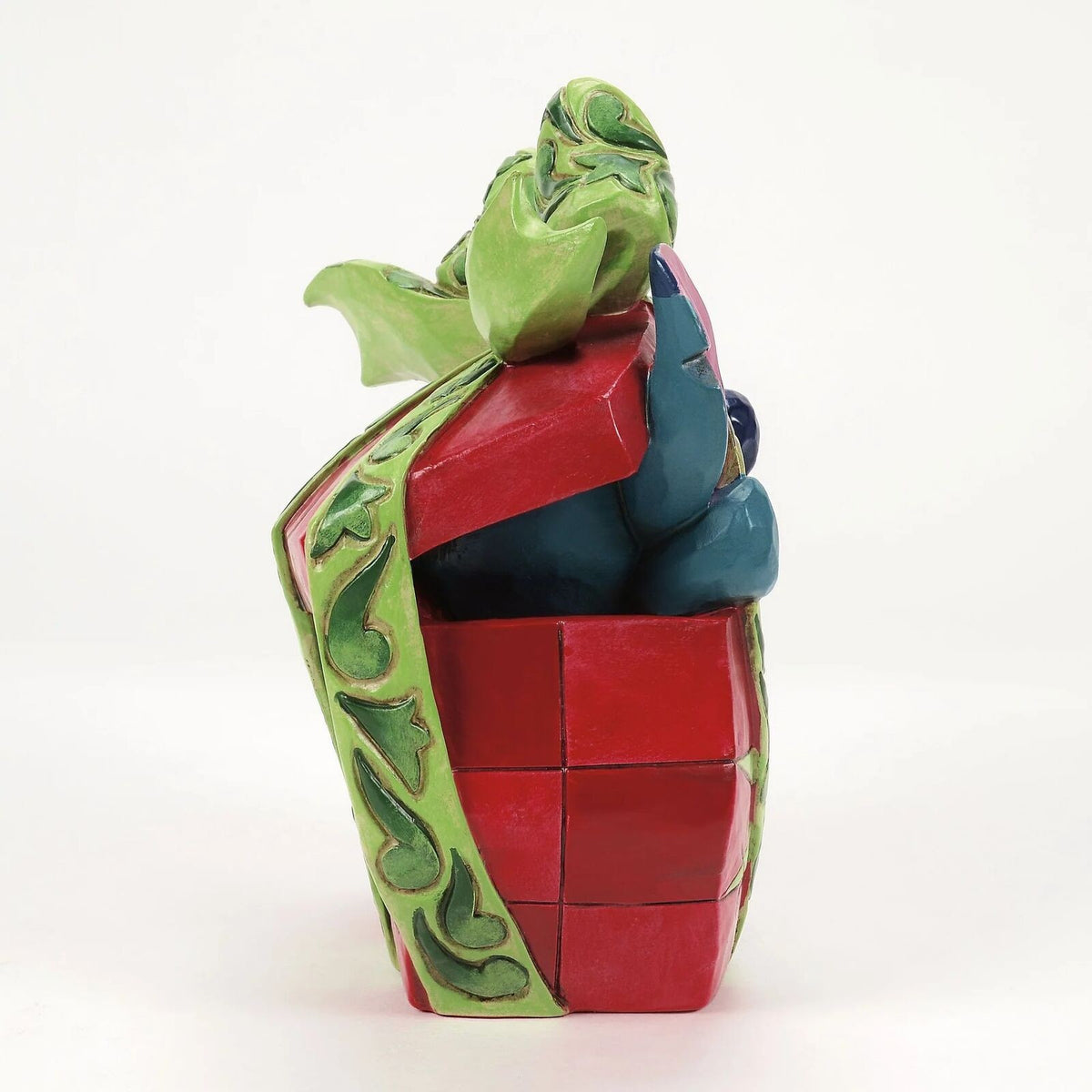 DISNEY TRADITIONS BY JIM SHORE STITCH TEARING PRESENT