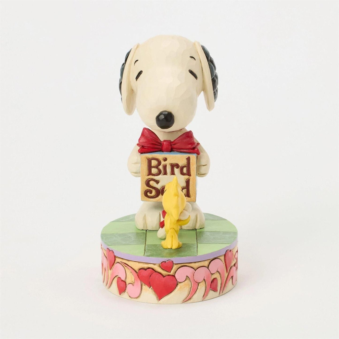 PEANUTS BY JIM SHORE SNOOPY AND WOODSTOCK WITH GIFTS