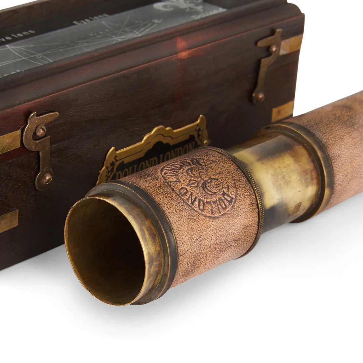 Telescope Dollond London In Wood Box