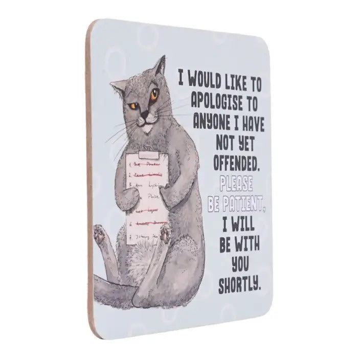Olive & Co. Offended Coaster