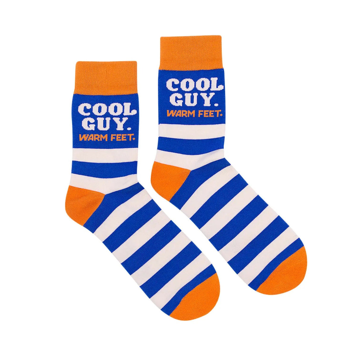 Socks With Sayings "Cool Guy, Warm Feet"