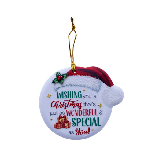 Christmas Sentiment Ceramic Plaque Special As You