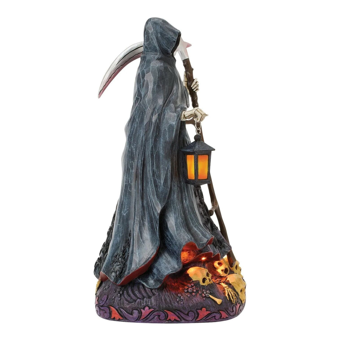 HEARTWOOD CREEK BY JIM SHORE HALLOWEEN GRIM REAPER WITH LED GLOW