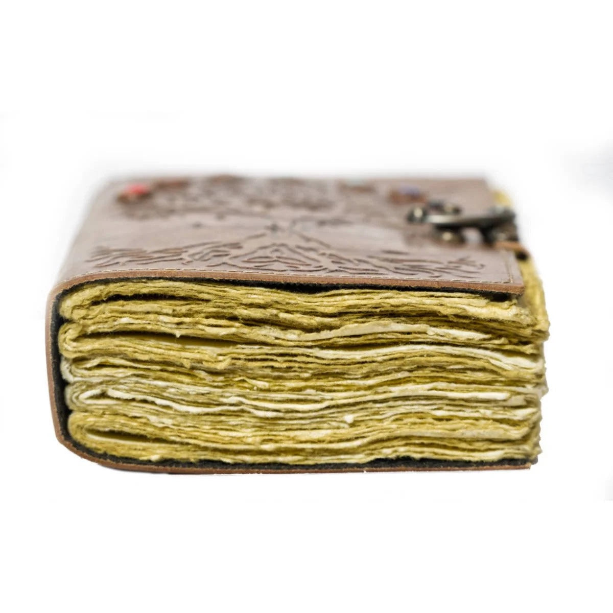 Leather Journal Parchment Style Paper Tree Of Stones