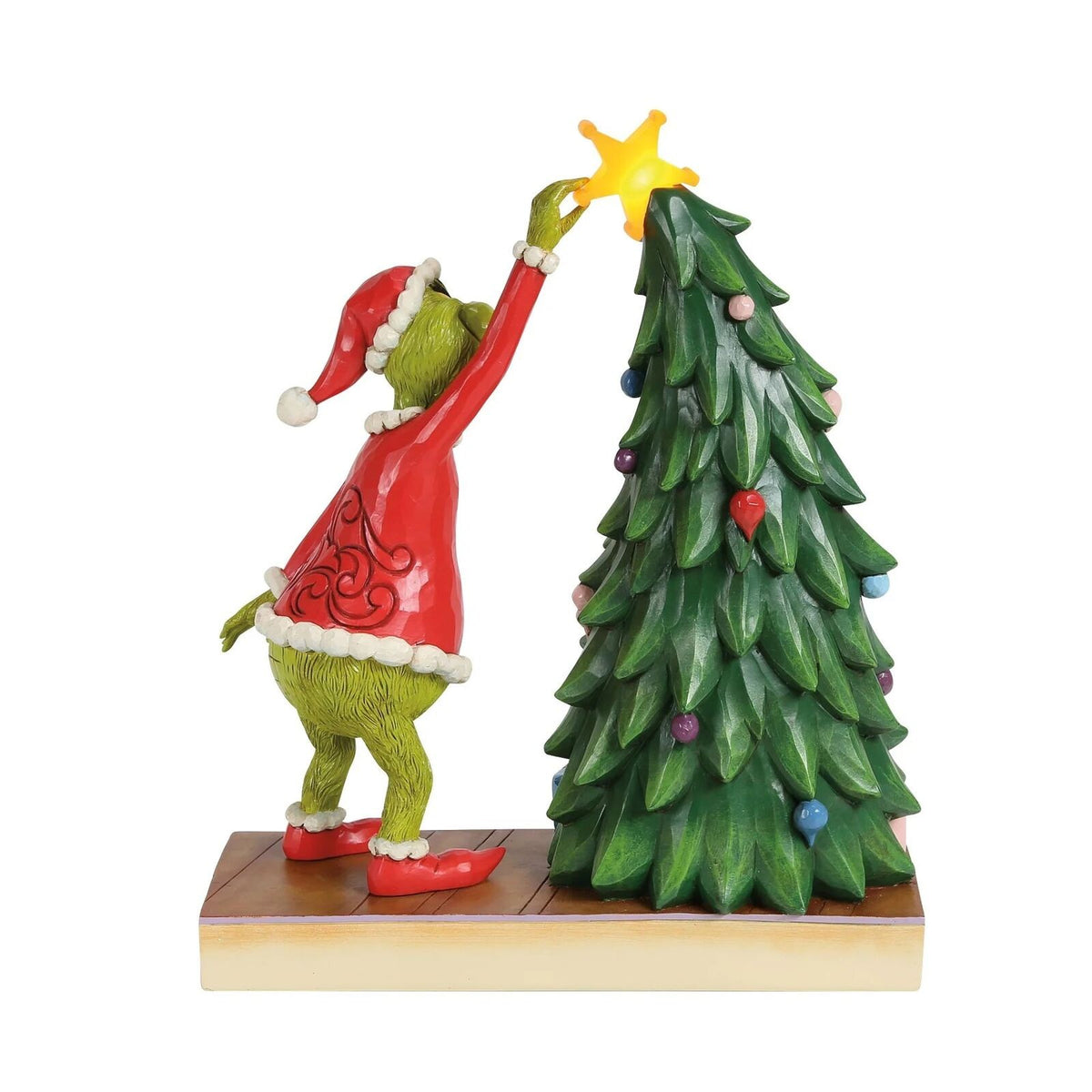 The Grinch By Jim Shore Grinch Pulling Tree Star