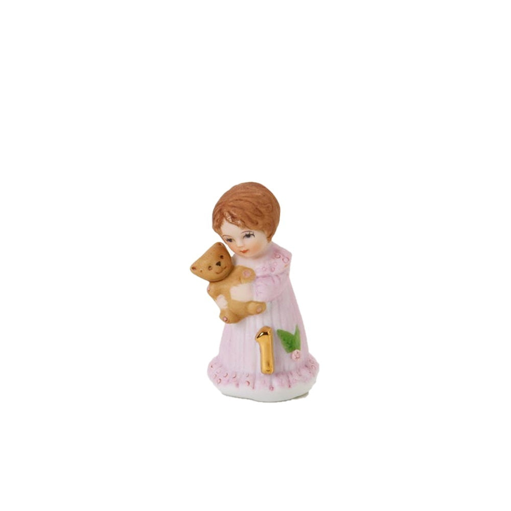 GROWING UP GIRL AGE 1 BRUNETTE BY ENESCO