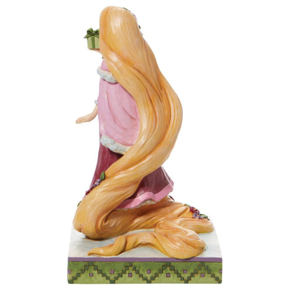 DISNEY TRADITIONS BY JIM SHORE CHRISTMAS RAPUNZEL WITH GIFT