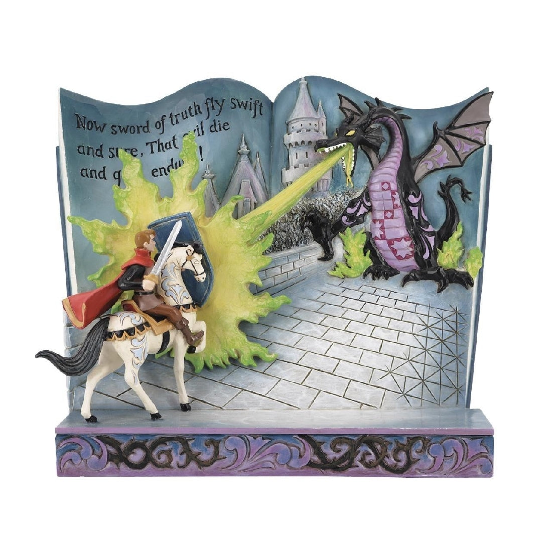DISNEY TRADITIONS BY JIM SHORE SLEEPING BEAUTY MALEFICENT STORYBOOK