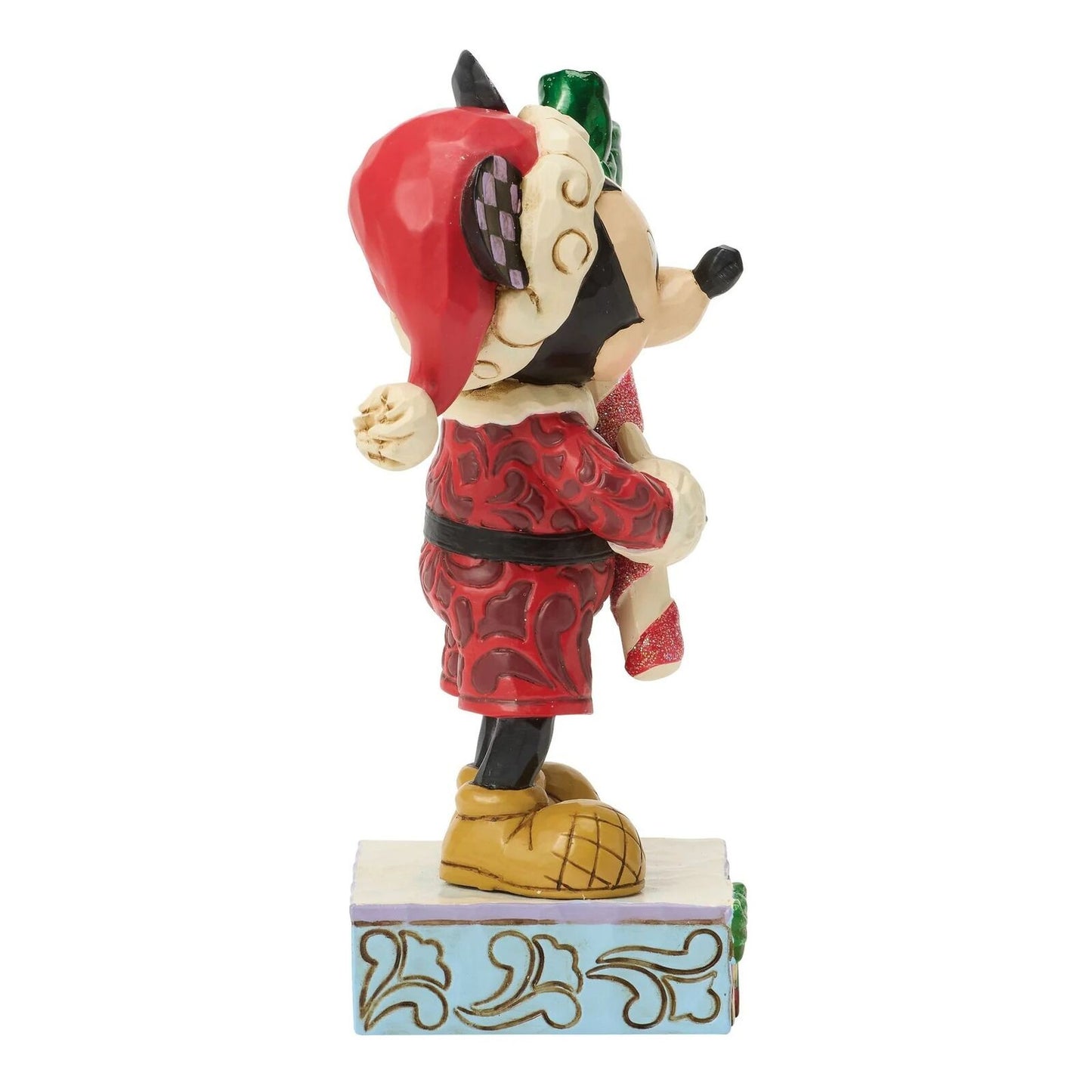 DISNEY TRADITIONS BY JIM SHORE CHRISTMAS MICKEY WITH CANDY CANE