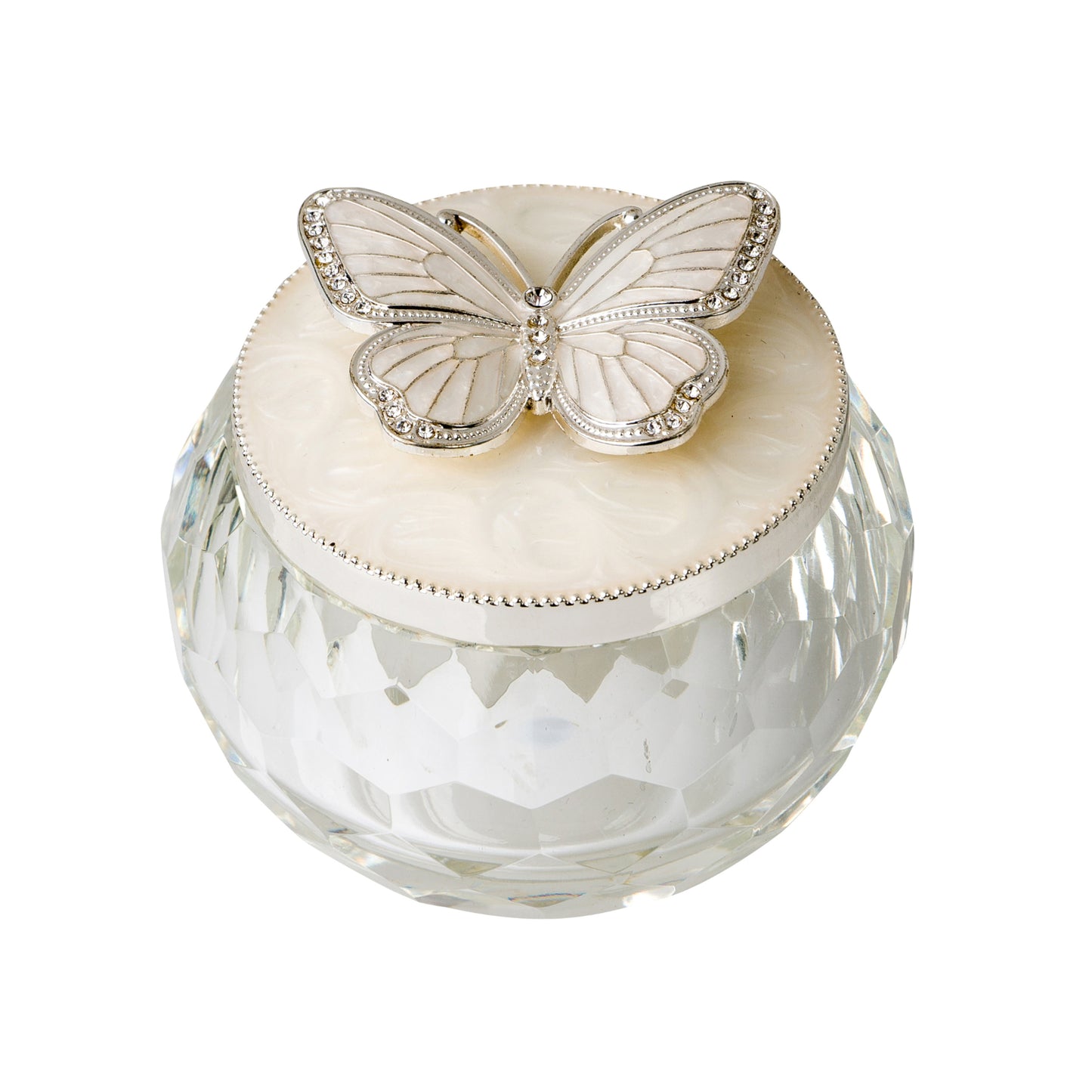 JEWELLERY BOX WITH BUTTERFLY GLASS & EPOXY