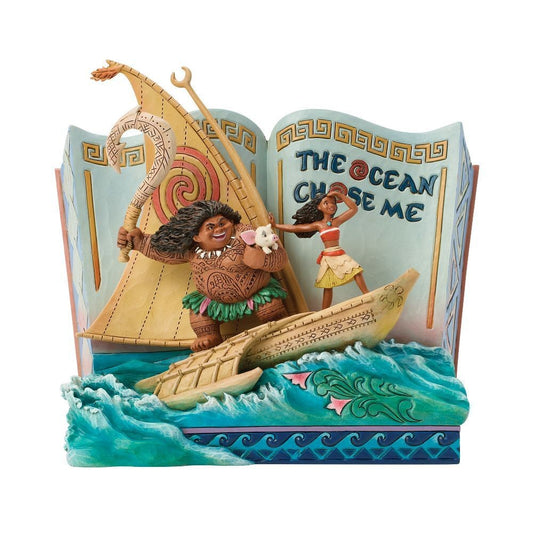 DISNEY TRADITIONS BY JIM SHORE MOANA STORYBOOK