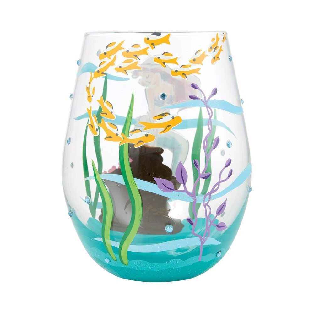 Disney Lolita Stemless Glass Ariel 'An Ocean Of Dreams'