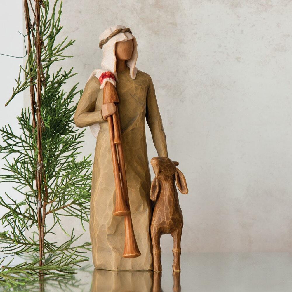 WILLOW TREE NATIVITY - ZAMPOGNARO (SHEPHERD WITH BAGPIPE)