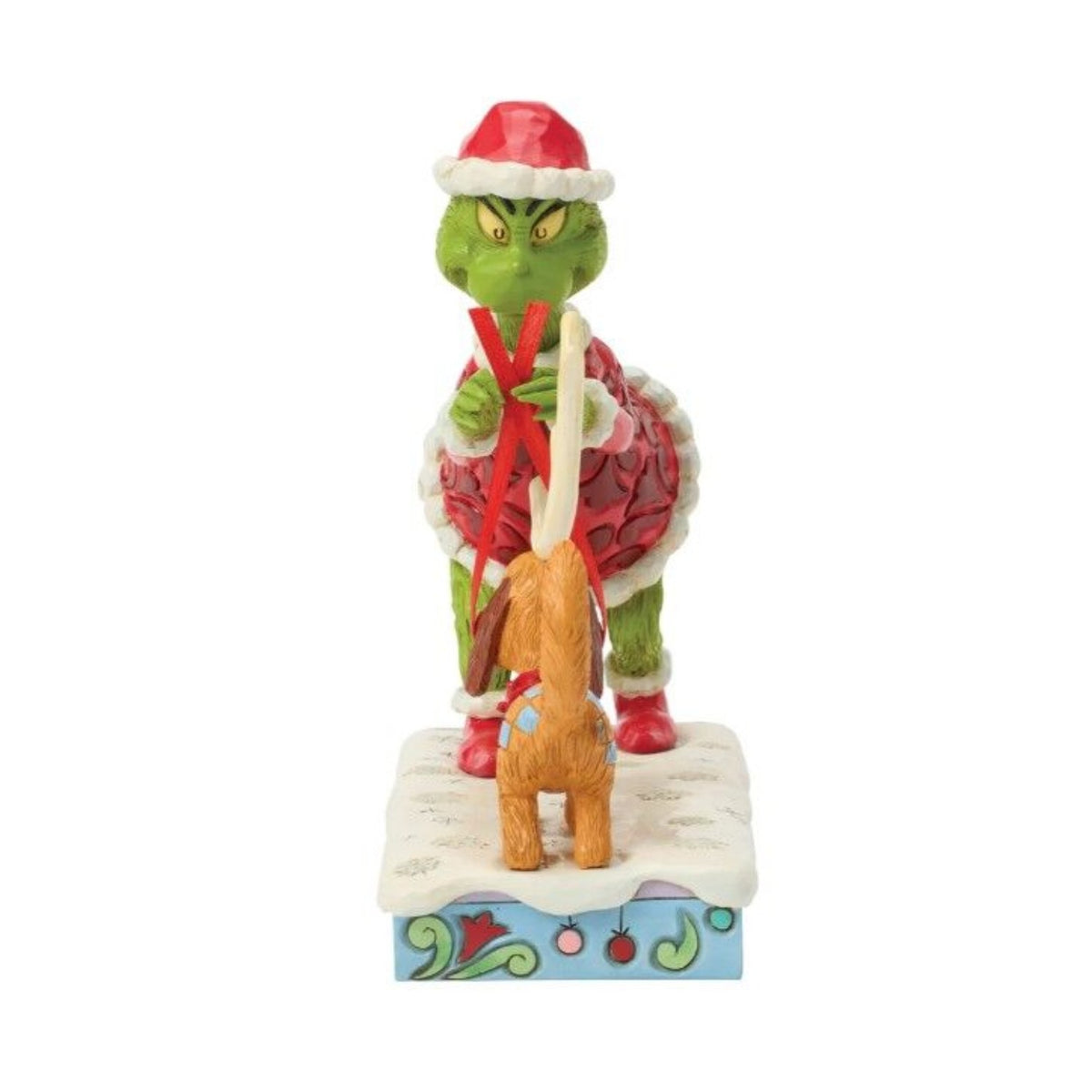 The Grinch By Jim Shore Grinch Trying Antlers On Max