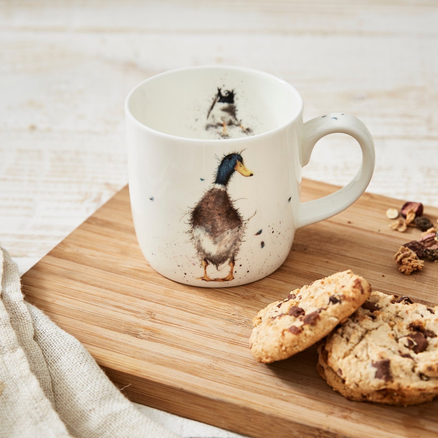 ROYAL WORCESTER WRENDALE MUG DUCK