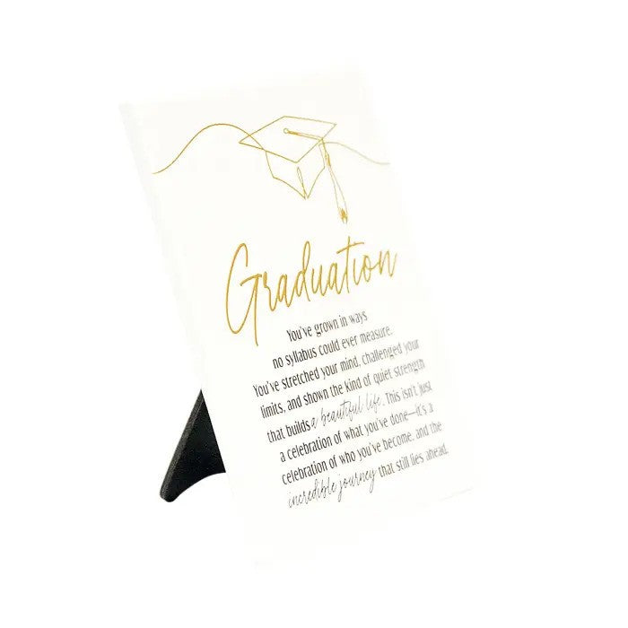 Ceramic Verse Plaque Graduation