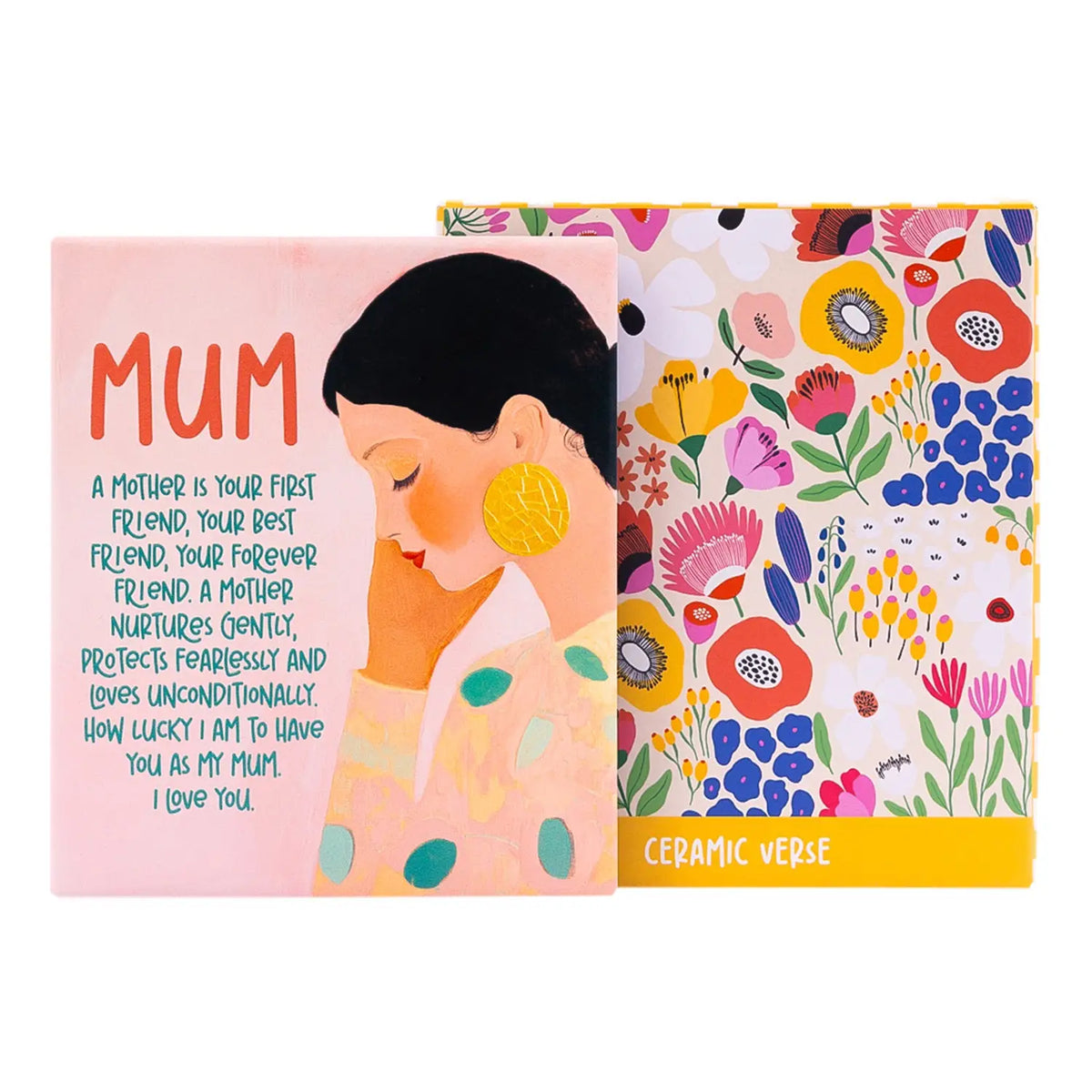 Ceramic Verse Plaque Billie Mum