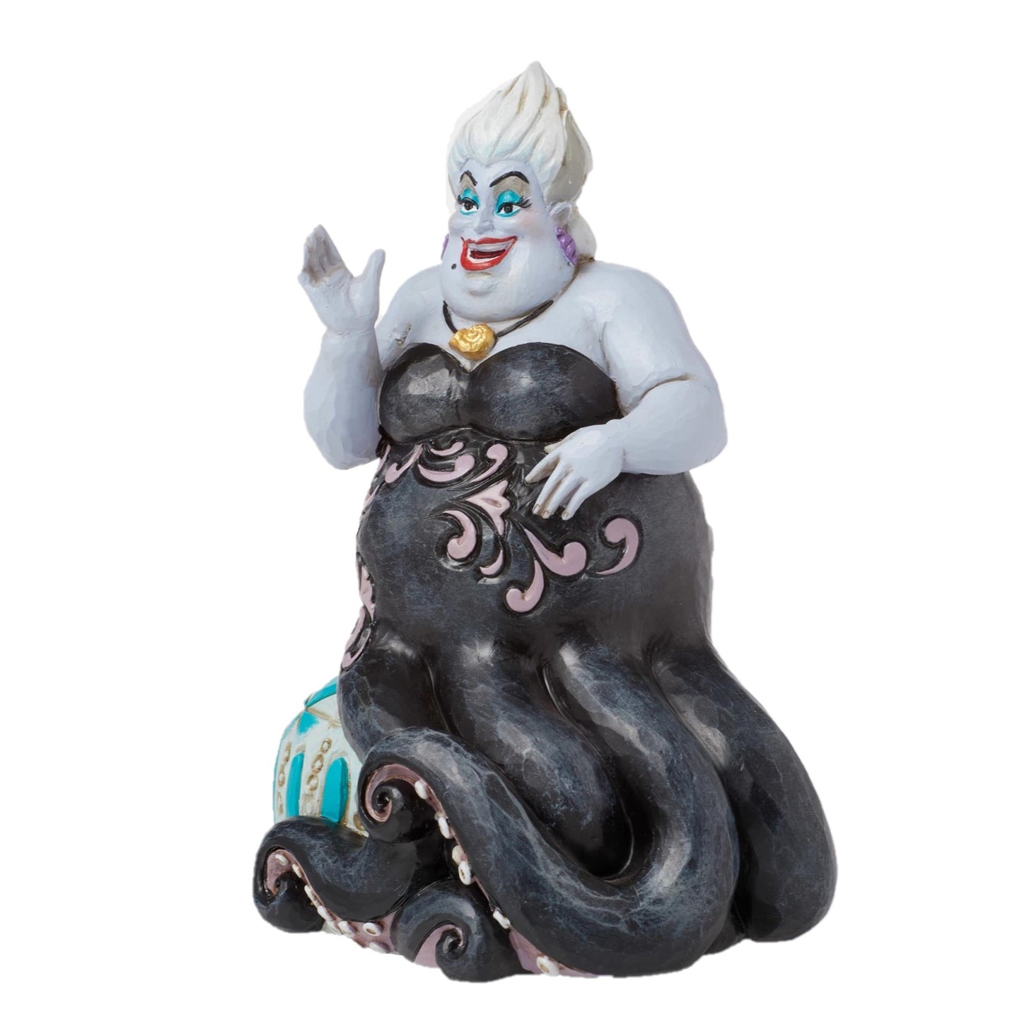 DISNEY TRADITIONS BY JIM SHORE URSULA ON SEA URCHIN