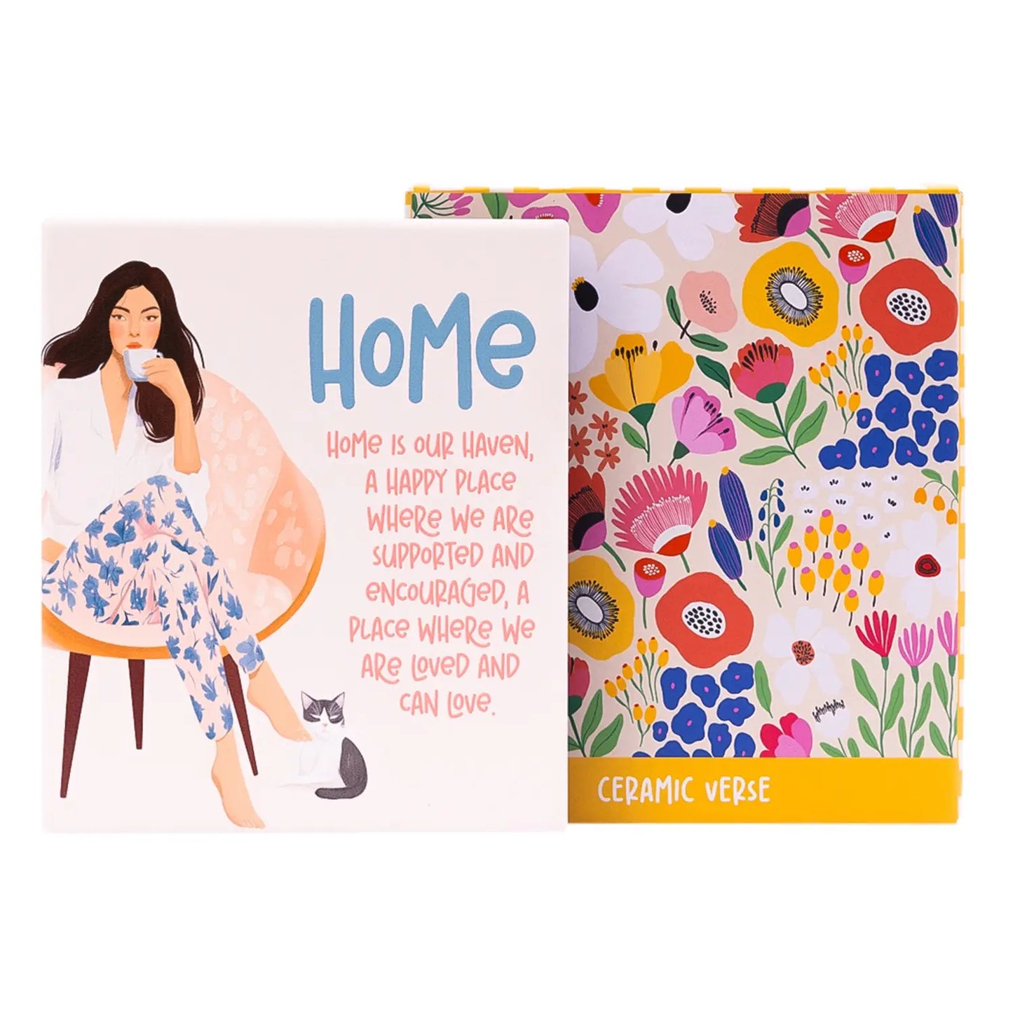 Ceramic Verse Plaque Billie Home