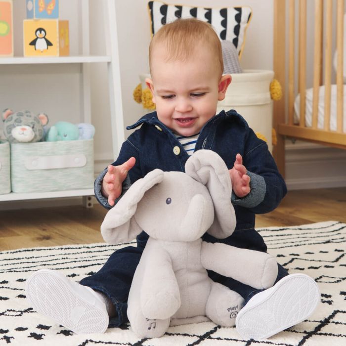 ANIMATED FLAPPY ELEPHANT BY GUND 30.5CM