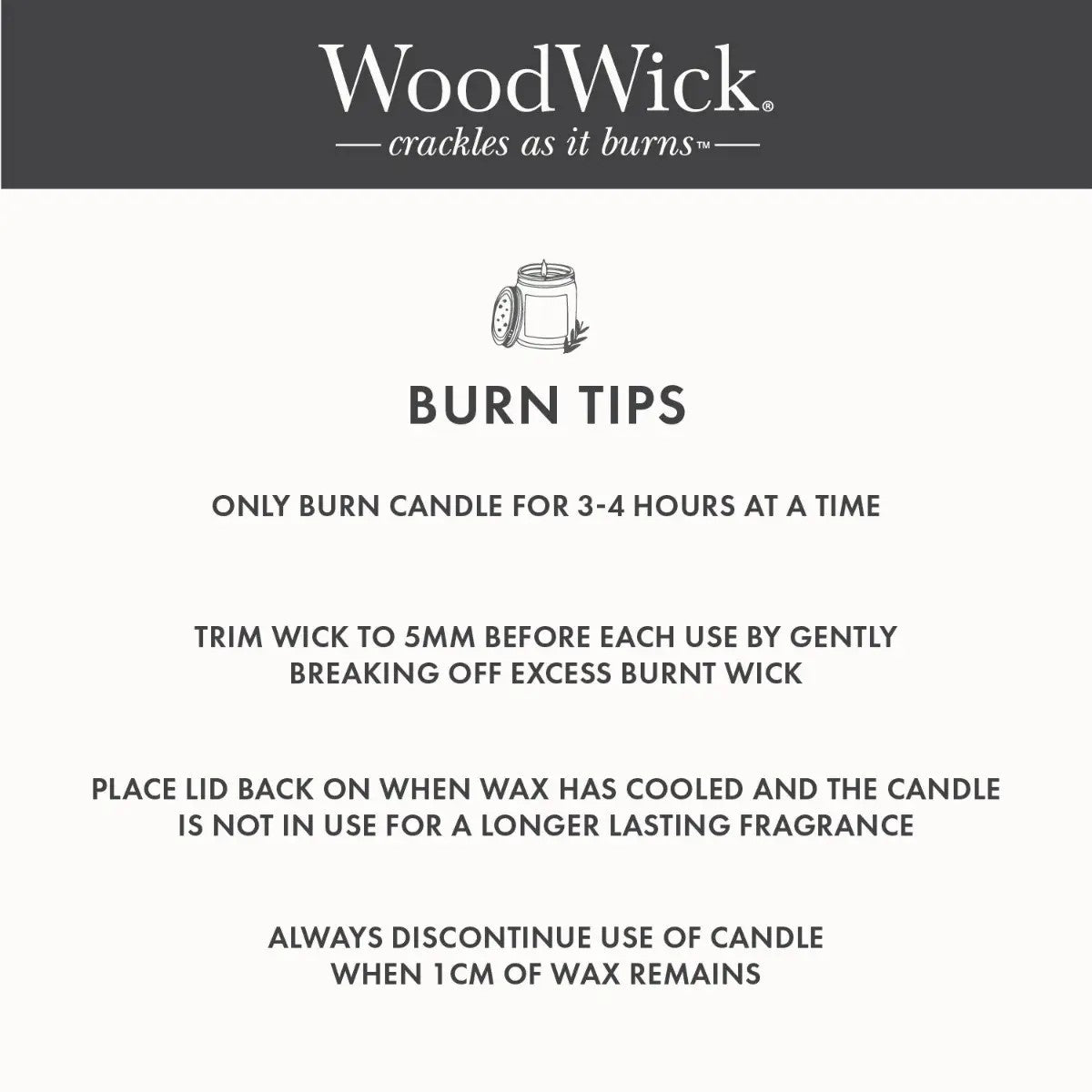 WoodWick Candle Vanilla & Sea Salt Medium