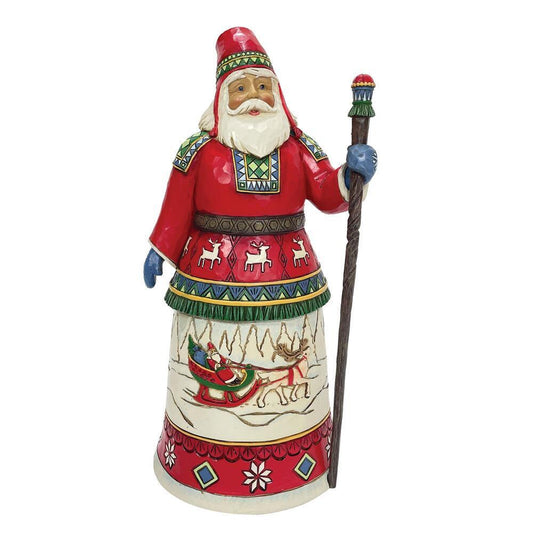 HEARTWOOD CREEK LAPLAND SANTA SLEIGH 25CM