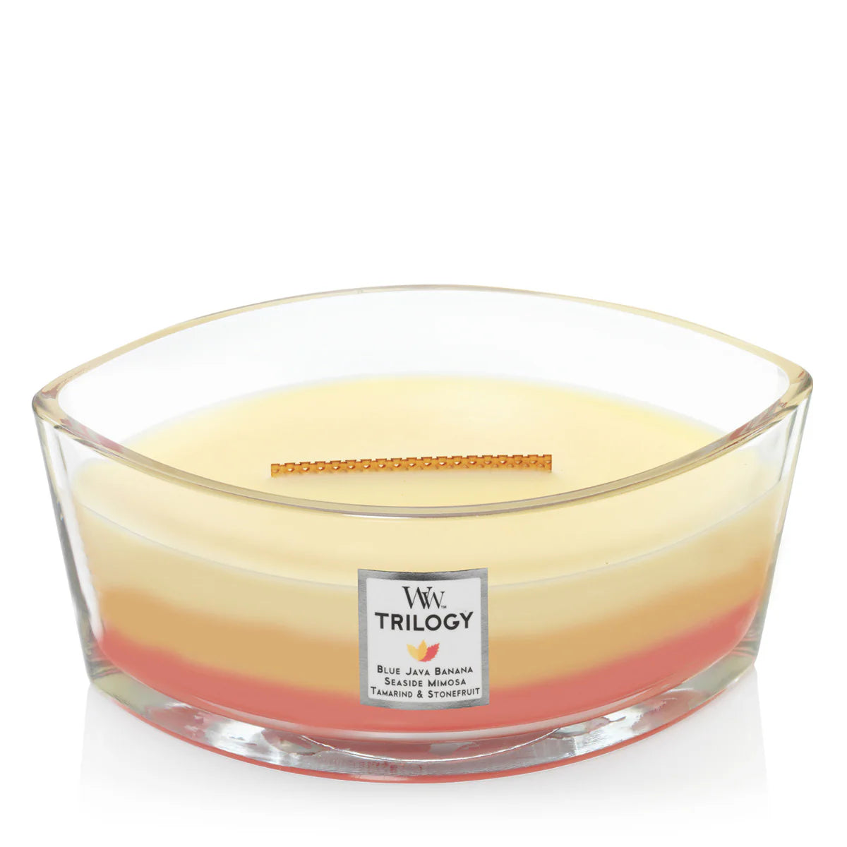 Woodwick Candle Hearthwick Ellipse Tropical Sunrise Trilogy