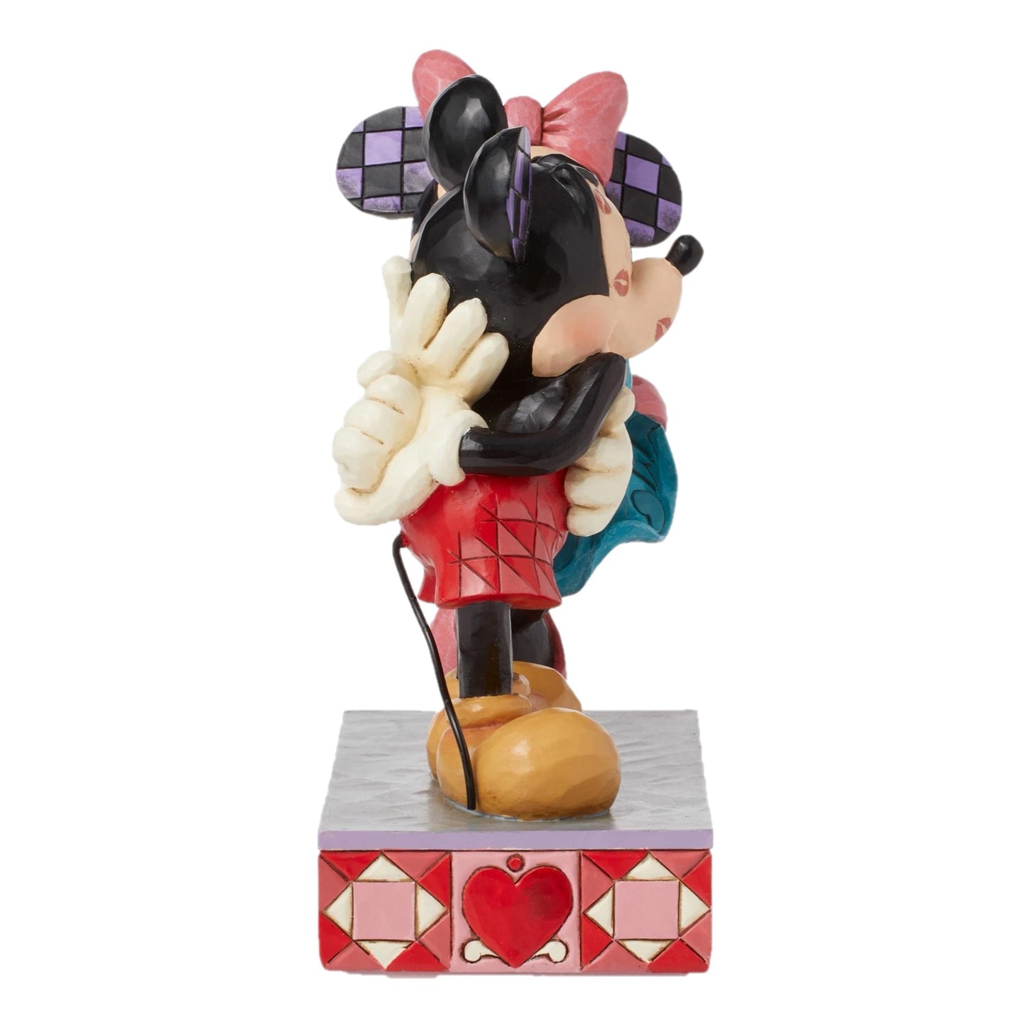 DISNEY TRADITIONS BY JIM SHORE MICKEY AND MINNIE LOVE KISSES