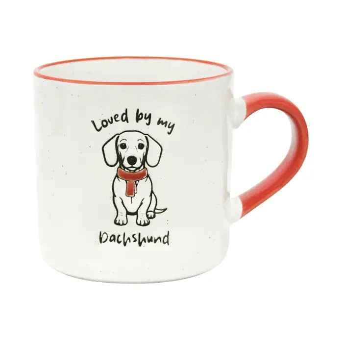 Dog Mug Loved By My Dachshund