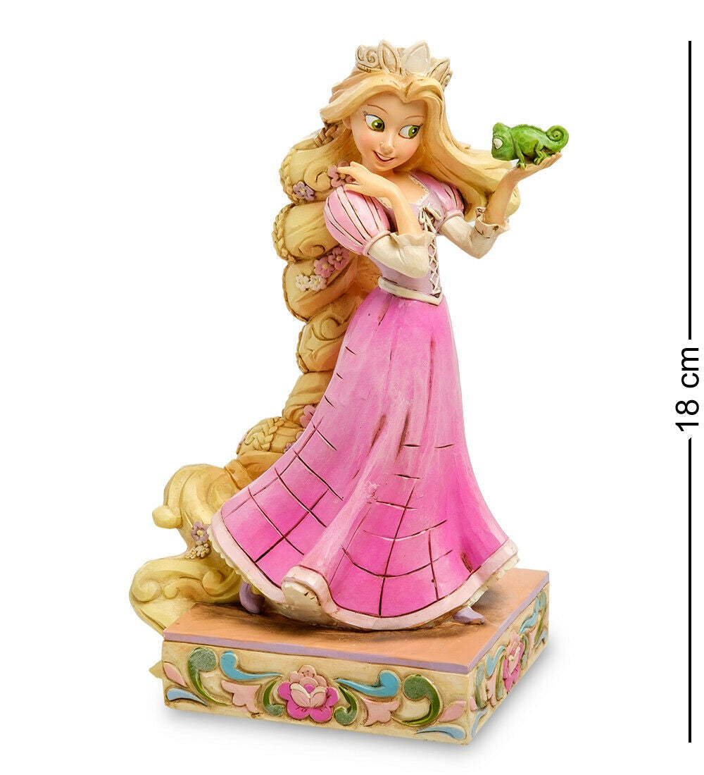 DISNEY TRADITIONS BY JIM SHORE TANGLED RAPUNZEL AND PASCAL 18CM