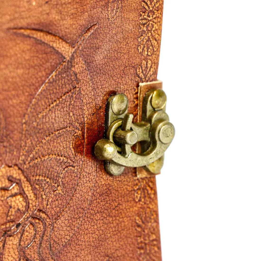 Leather Journal Parchment Style Paper Fairy design