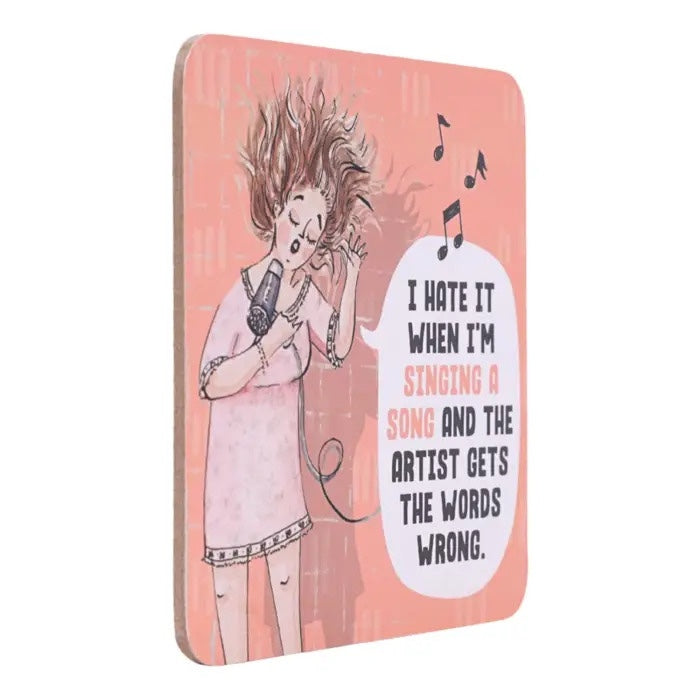 Olive & Co. Wrong Words Coaster