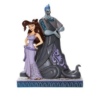 DISNEY TRADITIONS BY JIM SHORE MEG AND HADES 22CM