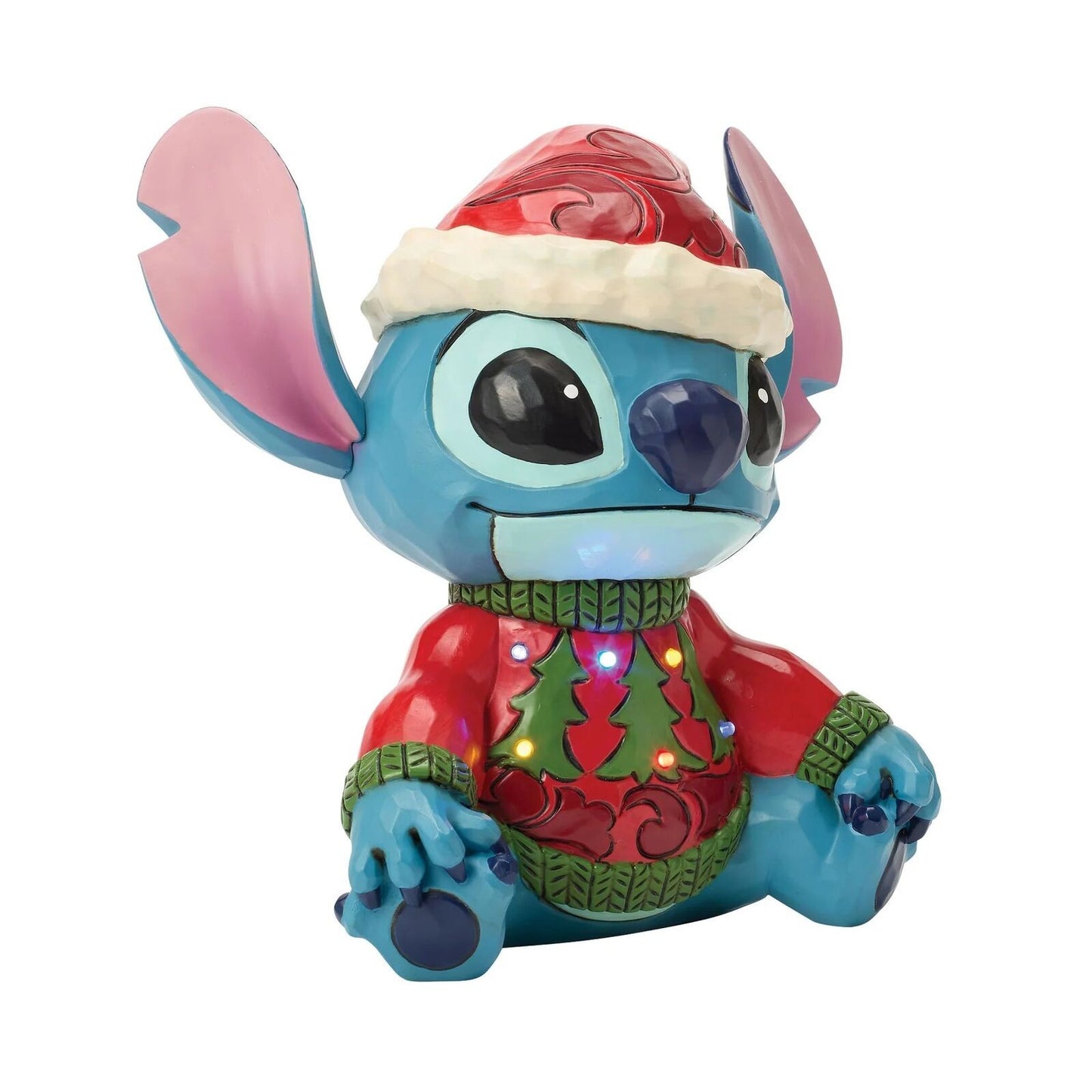 DISNEY TRADITIONS BY JIM SHORE CHRISTMAS STITCH SWEATER LED