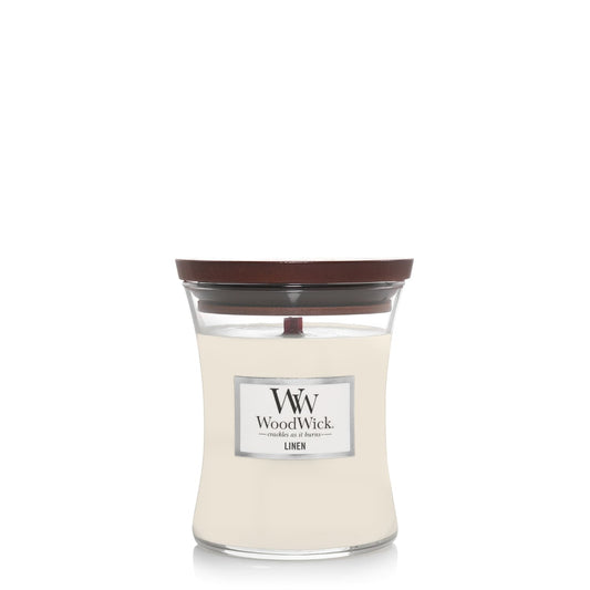 WoodWick Candle Linen Mini