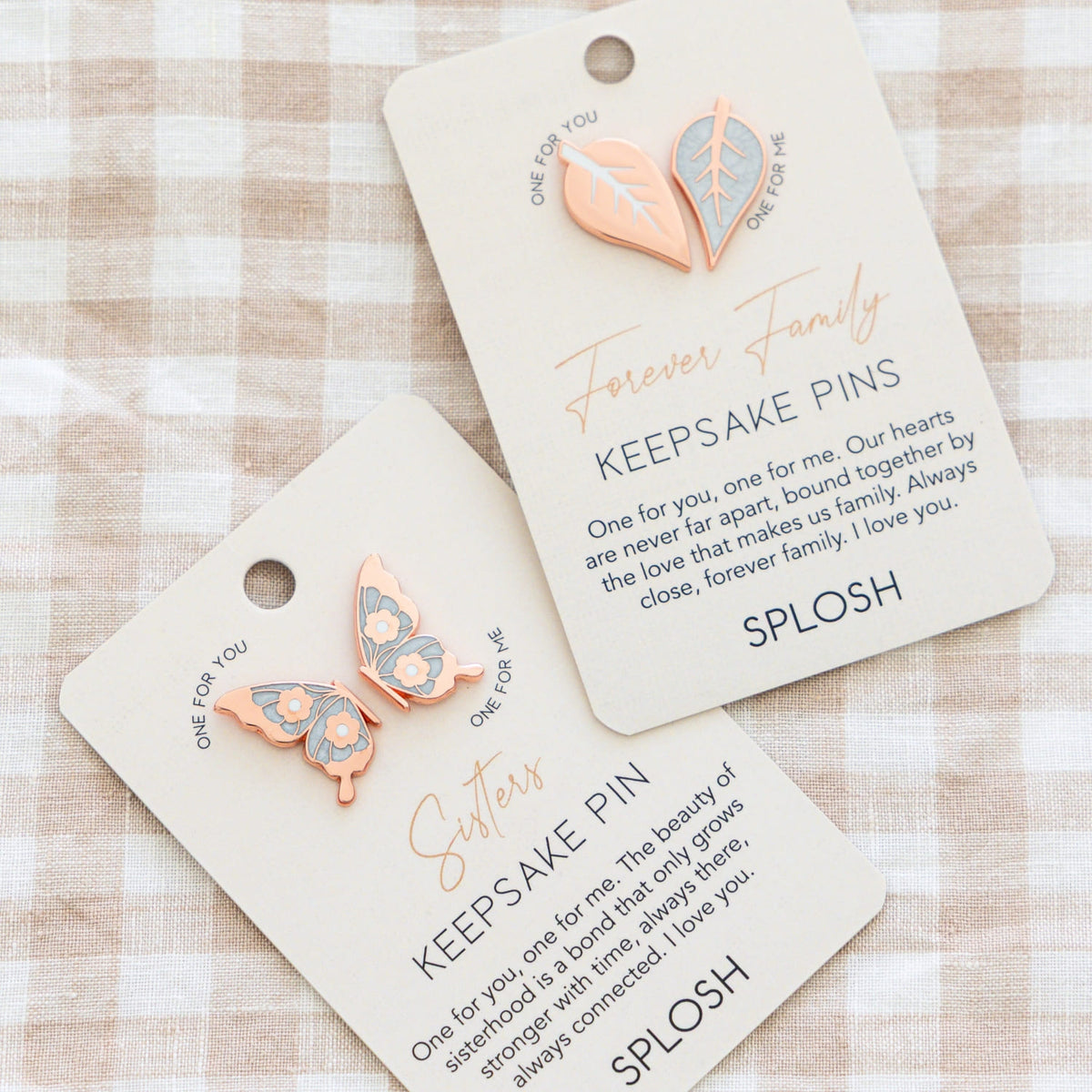 Keepsake Pin Forever Connected Family