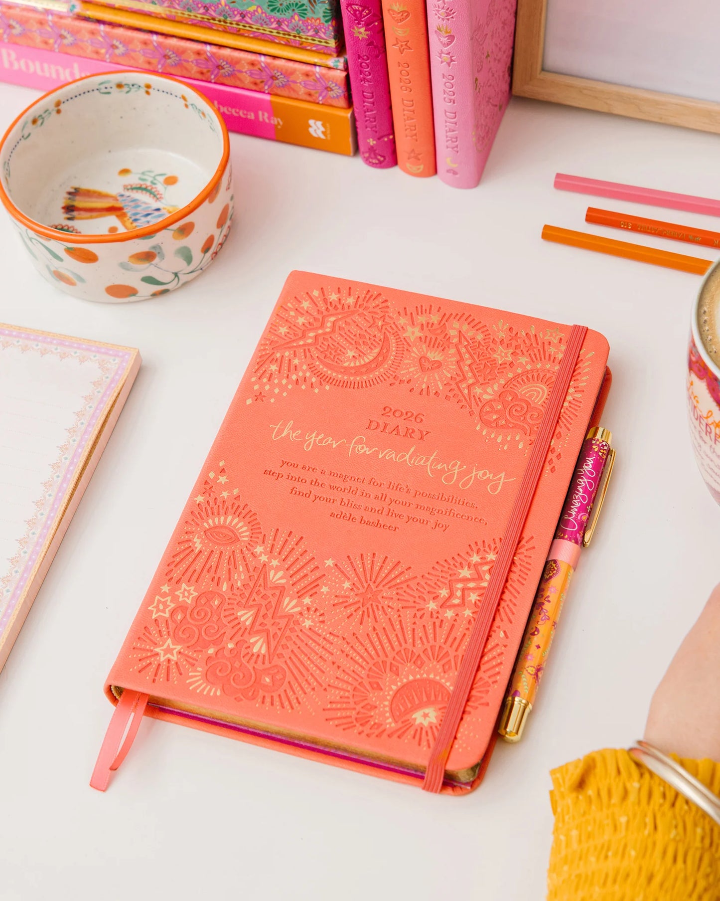 Intrinsic 2026 Diary The year for radiating joy - Peach