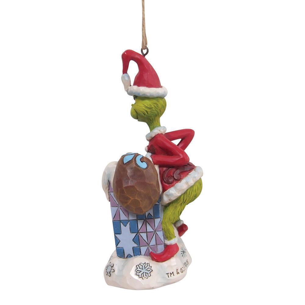 THE GRINCH BY JIM SHORE HANGING ORNAMENT GRINCH IN CHIMNEY