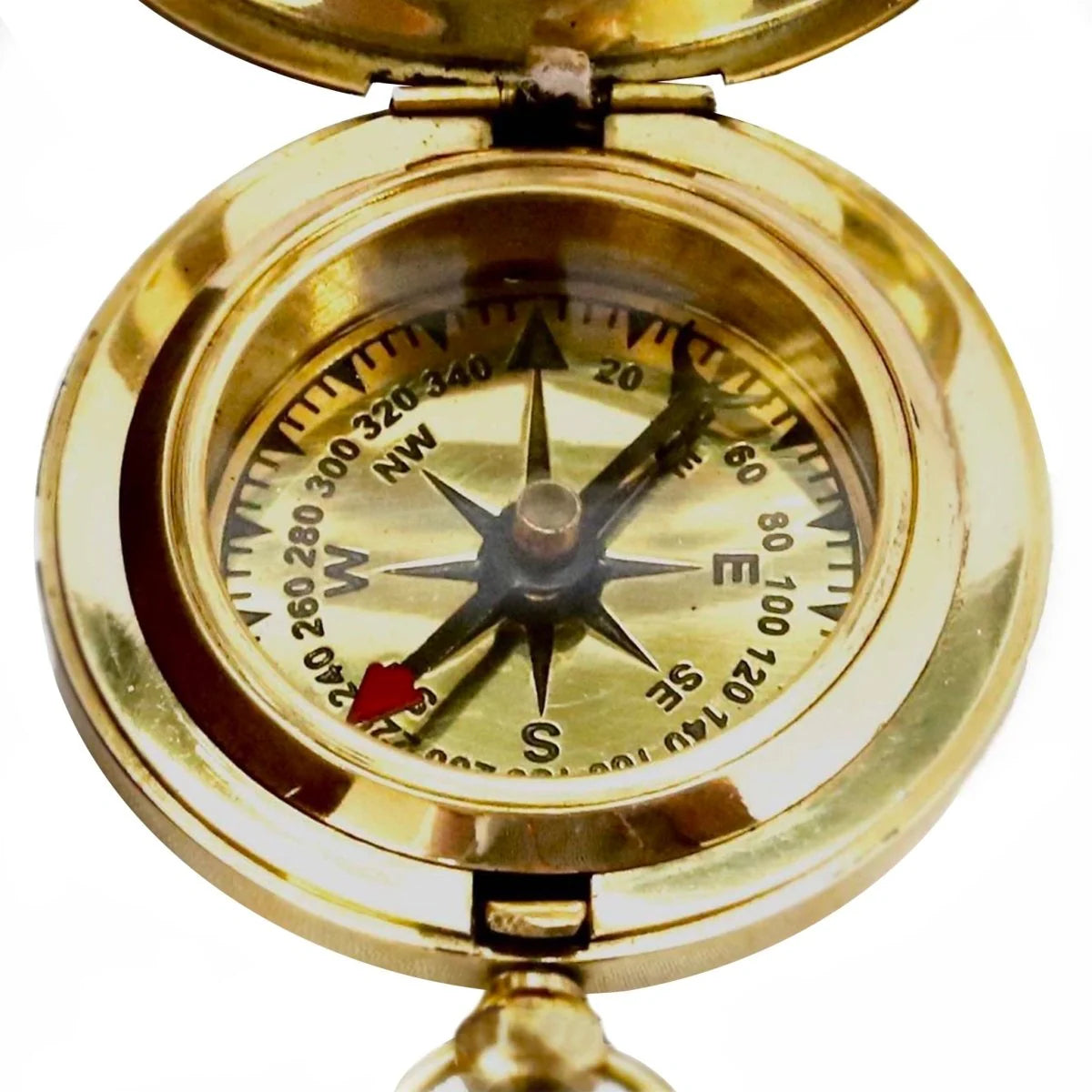Sundial Metal Push Button Polished Finish