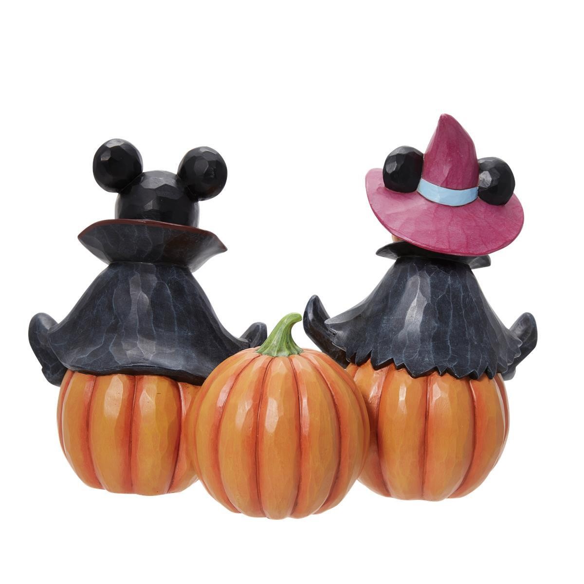 DISNEY TRADITIONS BY JIM SHORE HALLOWEEN MICKEY & MINNIE BOO