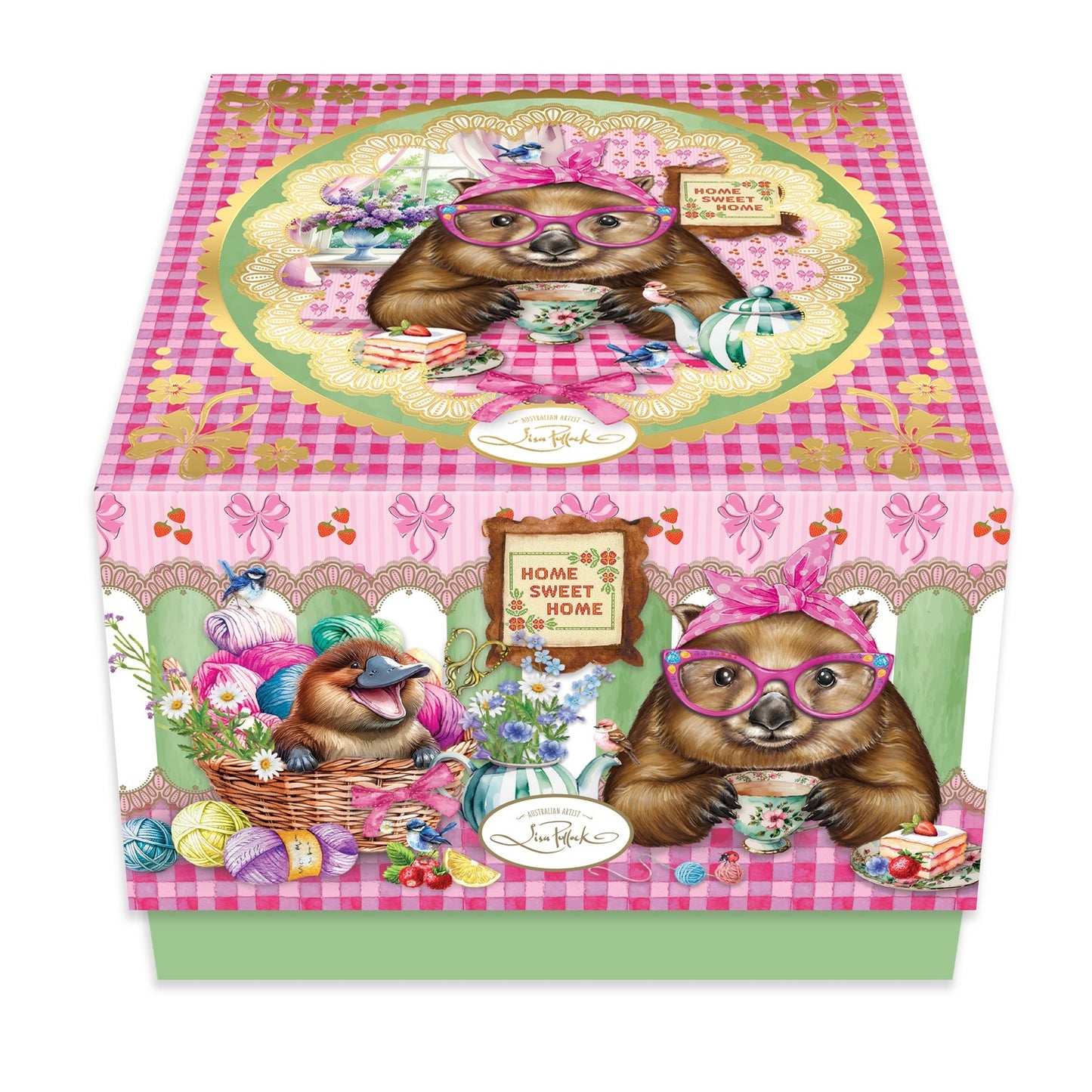 Lisa Pollock Ceramic Cup In Gift Box Wonda Wombat
