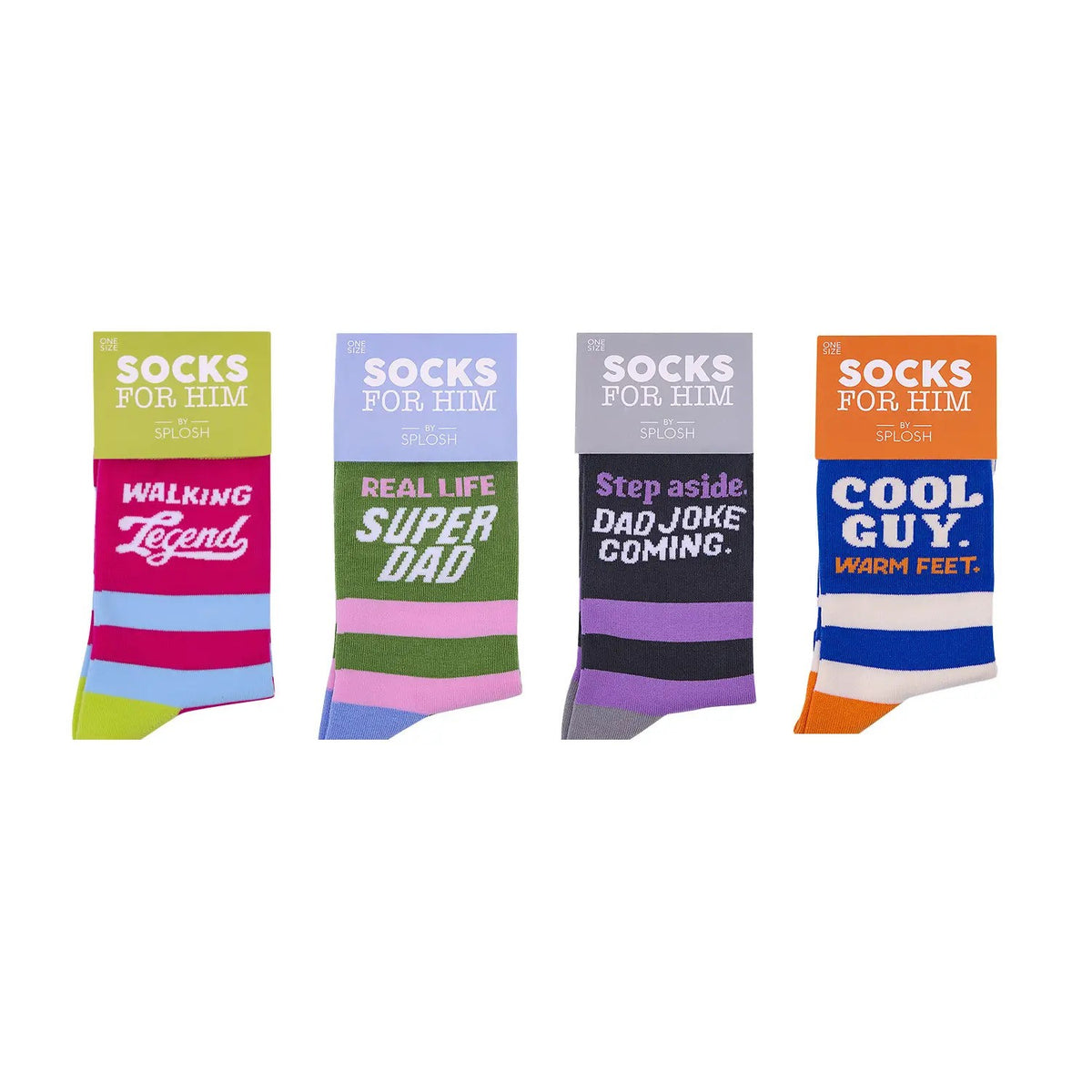 Socks With Sayings "Cool Guy, Warm Feet"