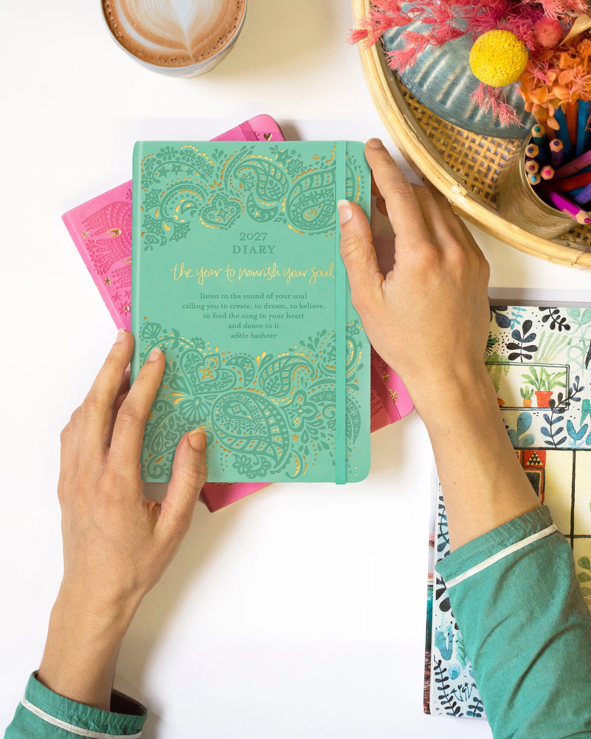 Intrinsic 2027 Diary Planner The Year To Nourish Your Soul - Tahitian Turquoise