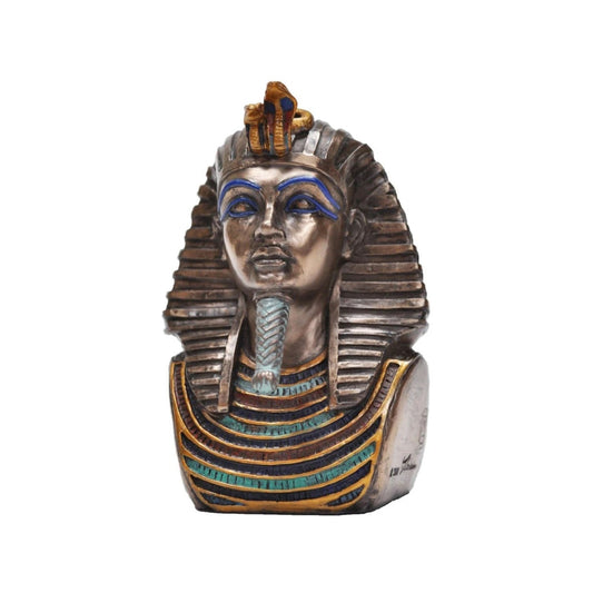 VERONESE DESIGNS EGYPTIAN BUST OF KING TUTANKAMUN SMALL FIGURINE