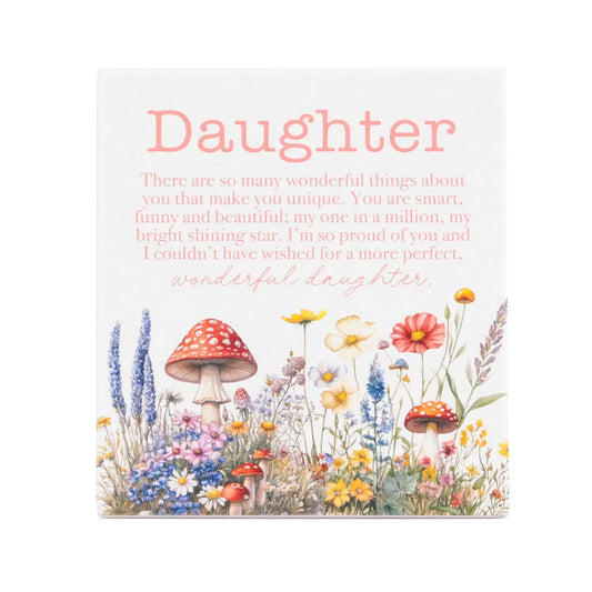 Ceramic Verse Plaque Cottage Grove Daughter