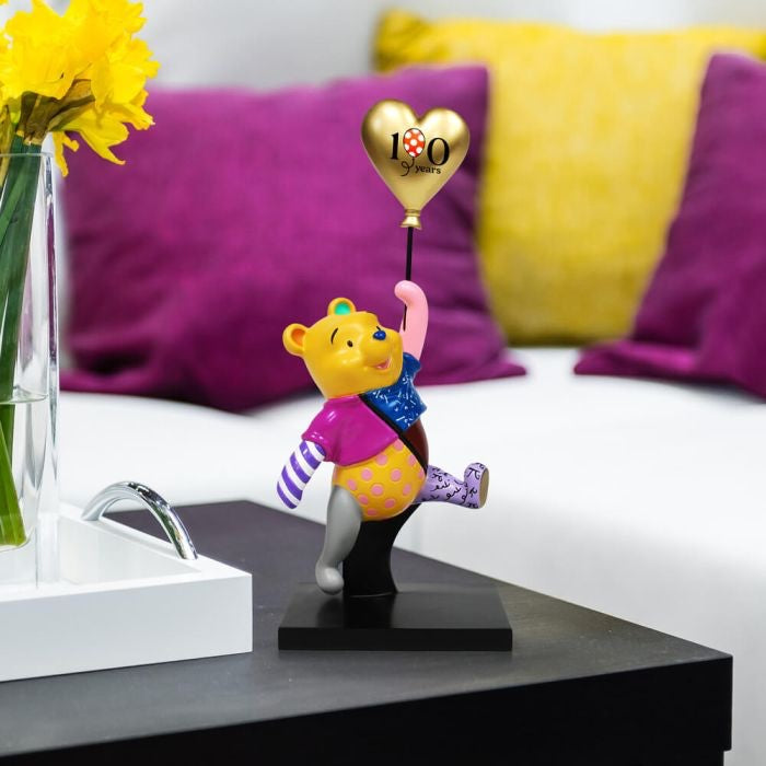 Disney Britto Winnie The Pooh 100th Anniversary Limited Edition Figurine