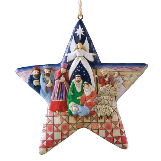 HEARTWOOD CREEK HANGING ORNAMENT NATIVITY STAR