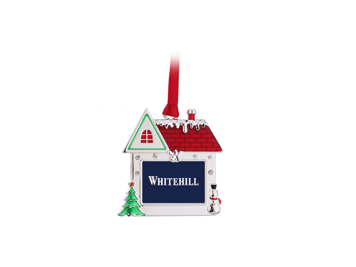 WHITEHILL CHRISTMAS SILVER PLATED FESTIVE HOME FRAME HANGING ORNAMENT