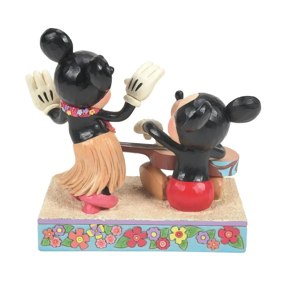 DISNEY TRADITIONS BY JIM SHORE MICKEY AND MINNIE HAWAII