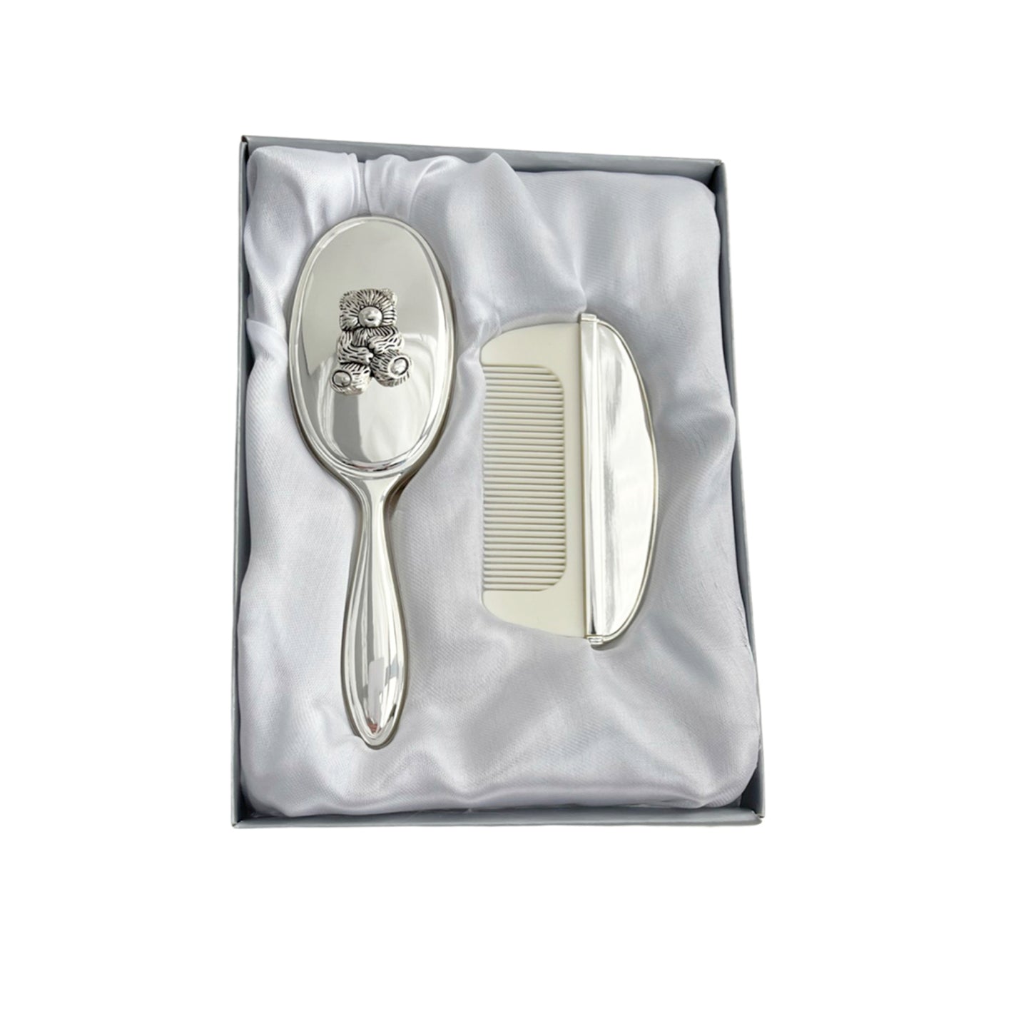 COMB & BRUSH SET WITH BEAR DESIGN